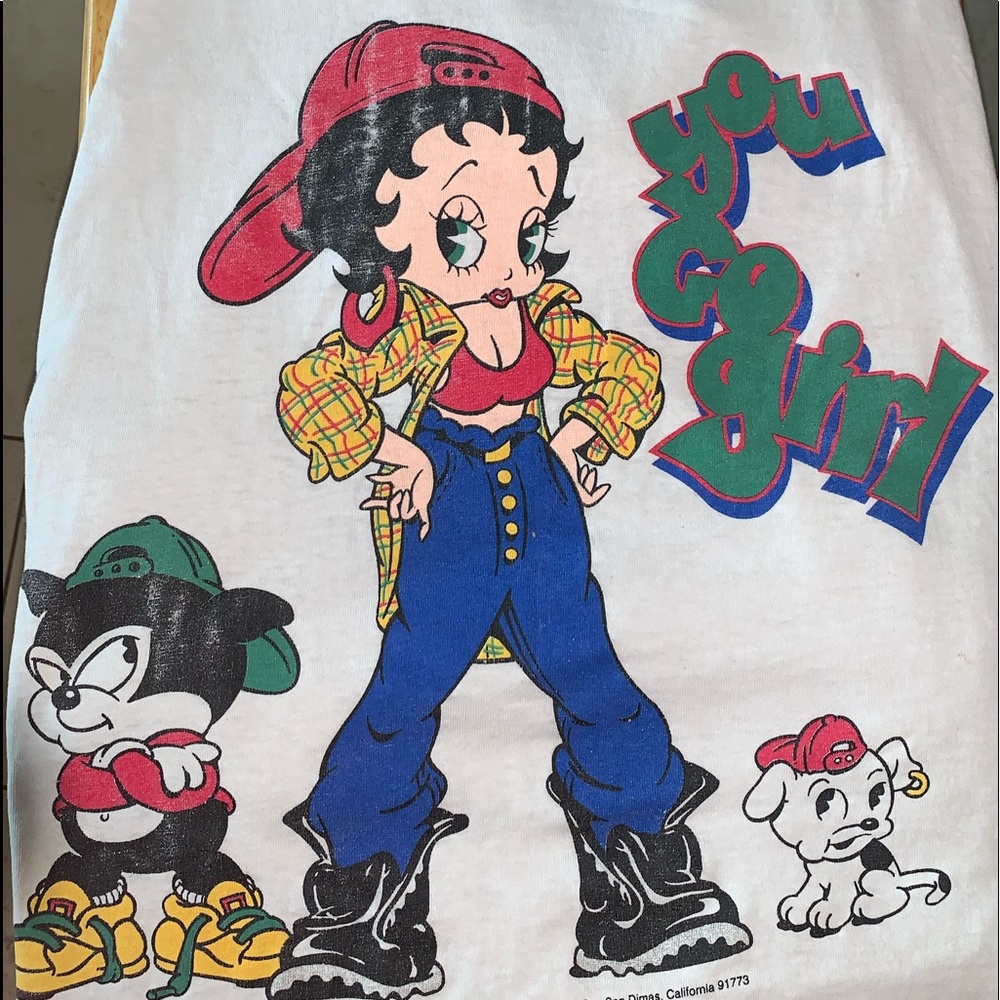 Mens 90’s Vintage Betty Boop Tee